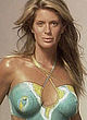 Rachel Hunter body paint & wet bikini shoot pics