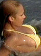 Jessica Alba teeny tiny yellow bikini pics
