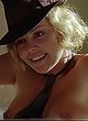 Charlize Theron wearing only a hat and a tie pics