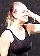 Kaley Cuoco shakes her tits in tee shirt pics