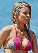 Paige Butcher hot in tiny bi-colored bikini pics