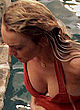 Lindsay Lohan cthru lingerie & wet cleavage pics