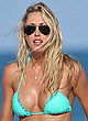 Lauren Stoner naked pics - nipslip in a turquoise bikini