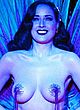 Dita Von Teese topless on a stage pics