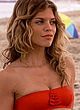 AnnaLynne McCord skin tight red bikini at beach pics