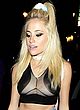Pixie Lott naked pics - showing boobs in c-thru top