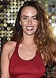 Jennifer Metcalfe in slightly c-thru red outfit pics