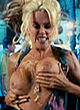 Jenny McCarthy holding large nude boobs pics