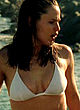 Jennifer Garner at the beach in white bikini pics