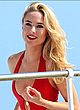 Kimberley Garner caught in sexy red bikini pics
