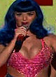 Katy Perry big cleavage in pink top pics