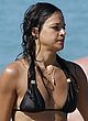 Michelle Rodriguez looks hot in sexy black bikini pics
