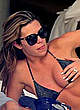 Abigail Clancy cameltoe and cleavage poolside pics