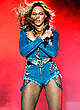 Beyonce Knowles performs on the stage in miami pics