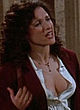 Julia Louis-Dreyfus naked pics - cleavage shirt looses a button