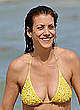 Kate Walsh sexy in yellow bikini pics
