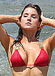Amanda Cerny sexy in red bikini in aruba pics