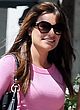 Lea Michele busty & leggy on the film set pics