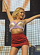 Pixie Lott in sexy short skirt on a stage pics