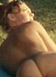 Romy Schneider naked pics - sunbathing naked outside