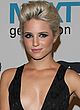 Dianna Agron areola peek in a low cut dress pics