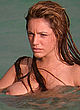 Kelly Brook naked pics - floating nude boobs in ocean