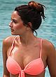 Nadia Forde wears two bikini sets poolside pics