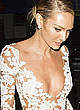 Candice Swanepoel posing in see through dress pics