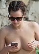 Caroline Flack naked pics - caught topless at the beach