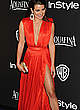 Lea Michele in red dess at instyle party pics