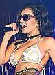 Charli XCX sexy cleavage on the stage pics