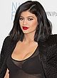 Kylie Jenner busty & see-thru to bra pics