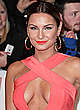 Sam Faiers sexy in red dress in london pics