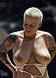 Amber Rose naked pics - topless in hawaii