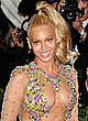 Beyonce Knowles sexy in transparent dress pics
