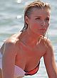 Joanna Krupa busty in tiny strapless bikini pics