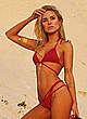 Kimberley Garner in red bikini in desert pics