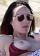 Tamara Ecclestone naked pics - breast-feeding at the beach