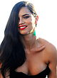 Adriana Lima naked pics - busty in black tube dress