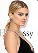 Lily Donaldson braless in a wide open dress pics