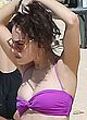 Chloe Bridges booty in bizarre purple bikini pics