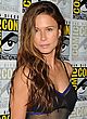 Rhona Mitra busty in a see-through dress pics
