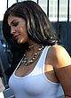 Kylie Jenner shows boobs in tiny white top pics