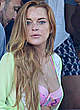 Lindsay Lohan in a bikini in mykonos pics