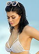 Kylie Jenner busty in hot perforated bikini pics