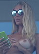 Laura Cremaschi naked pics - caught topless on the balcony