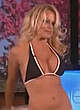 Pamela Anderson strip into bikini at tv show pics