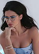 Adriana Lima showing big cleavage & pokies pics
