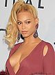 Beyonce Knowles busty & leggy in low cut dress pics