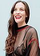 Liv Tyler naked pics - in see through dress no bra